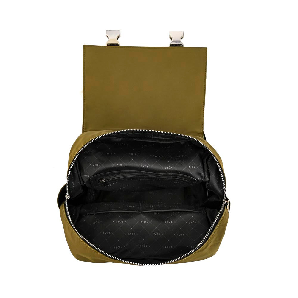 Cartera bandolera ivonne mediana verde oliva