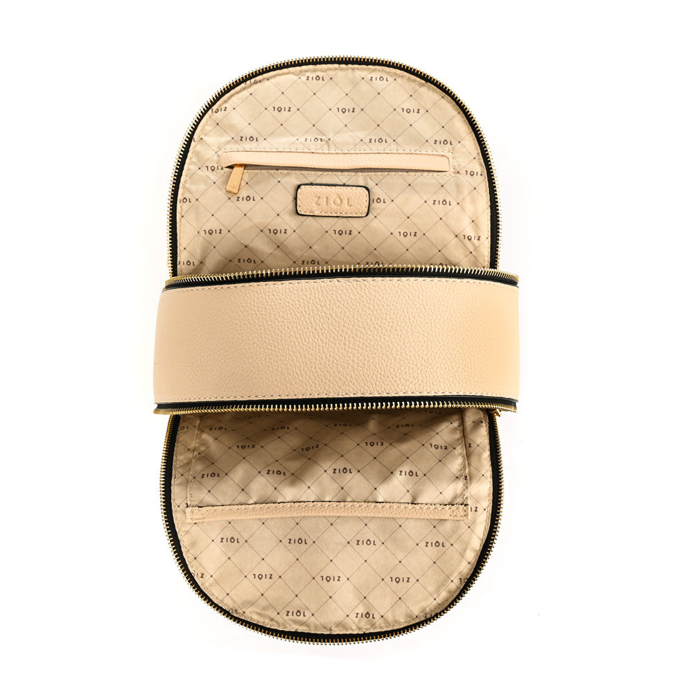 Mochila mediana lourd beige