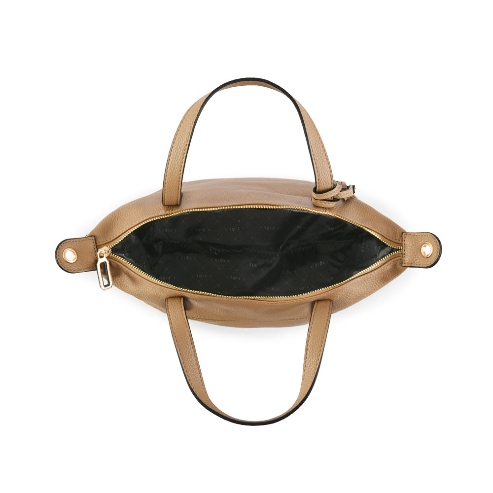 Cartera tote mediana anieli beige oscuro