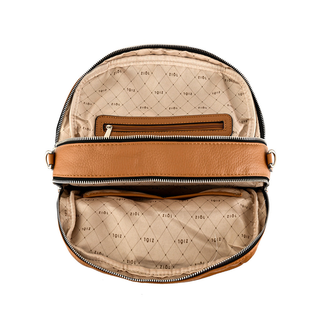 Mochila mediana willow camel