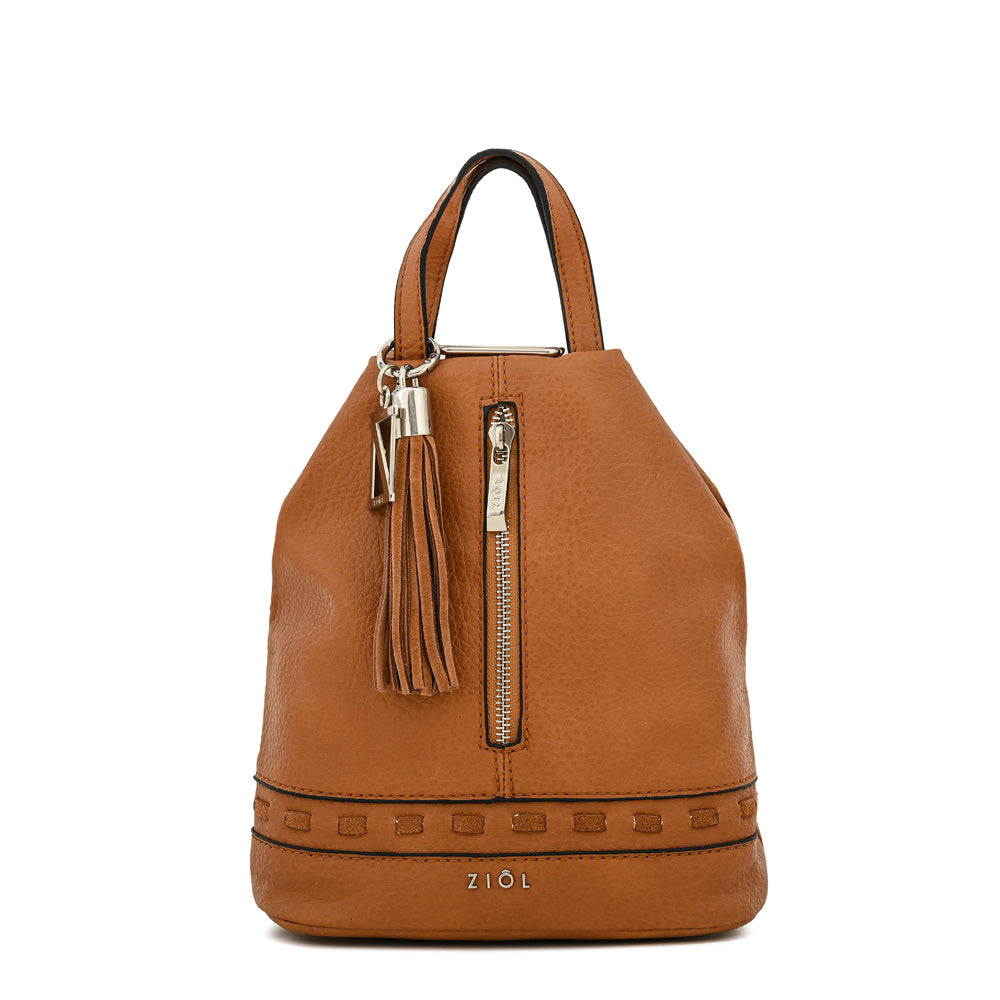 Mochila kristal pequeña camel – ZiolBags Chile