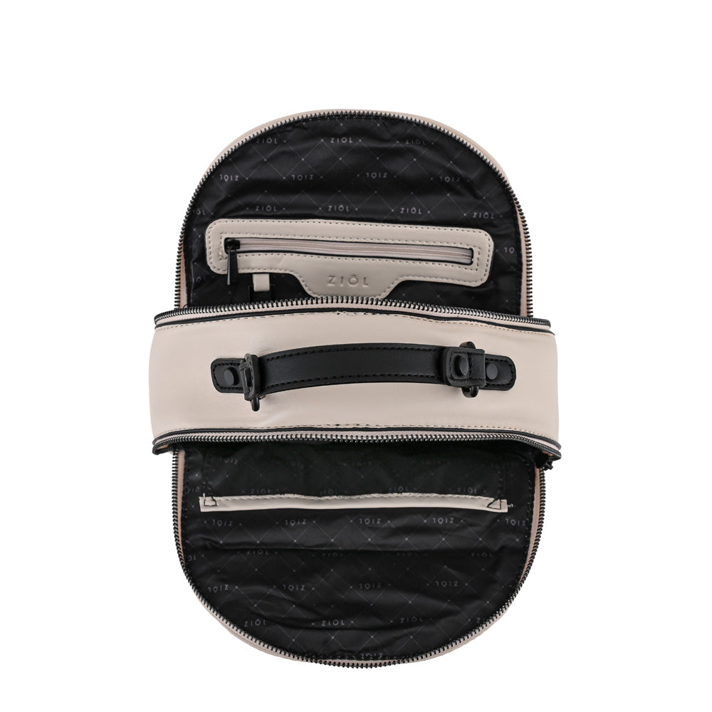 Mochila mediana sindra blanco crudo