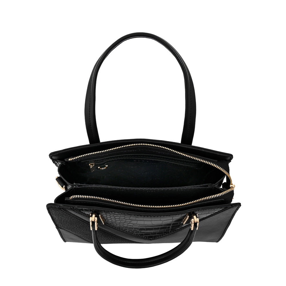 Cartera tote pequeña carmen negro