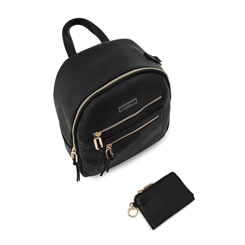 Mochila mediana zia negro