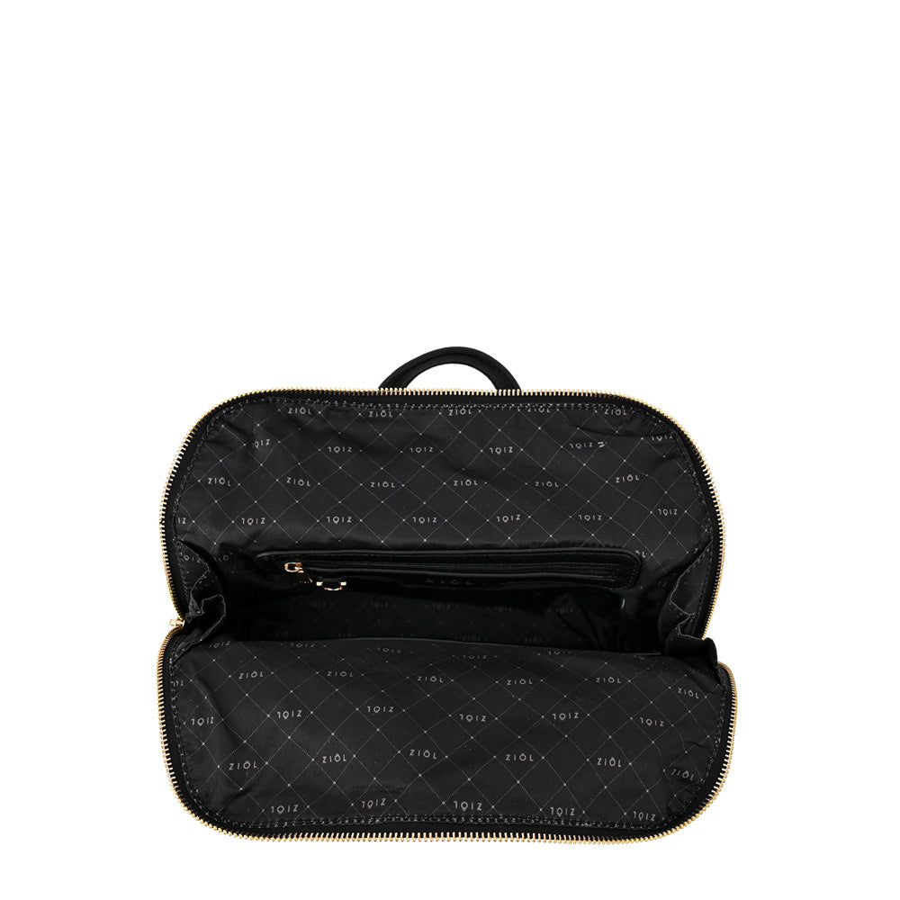 Mochila mediana creta negro especial