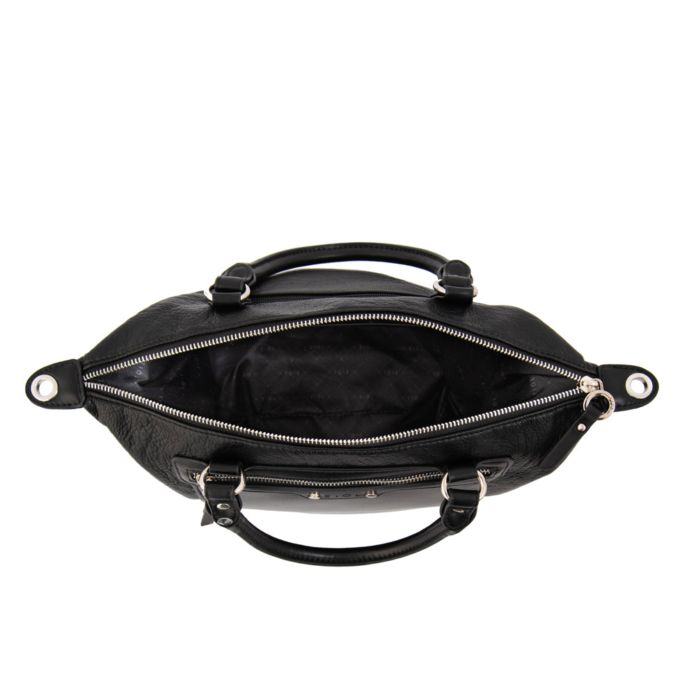 Cartera tote fanny mediana negro especial