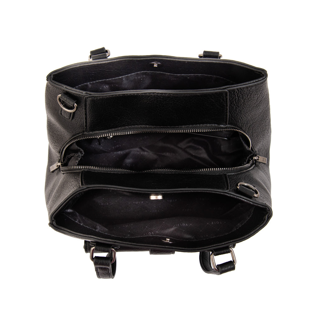 Cartera tote serafina mediana negro