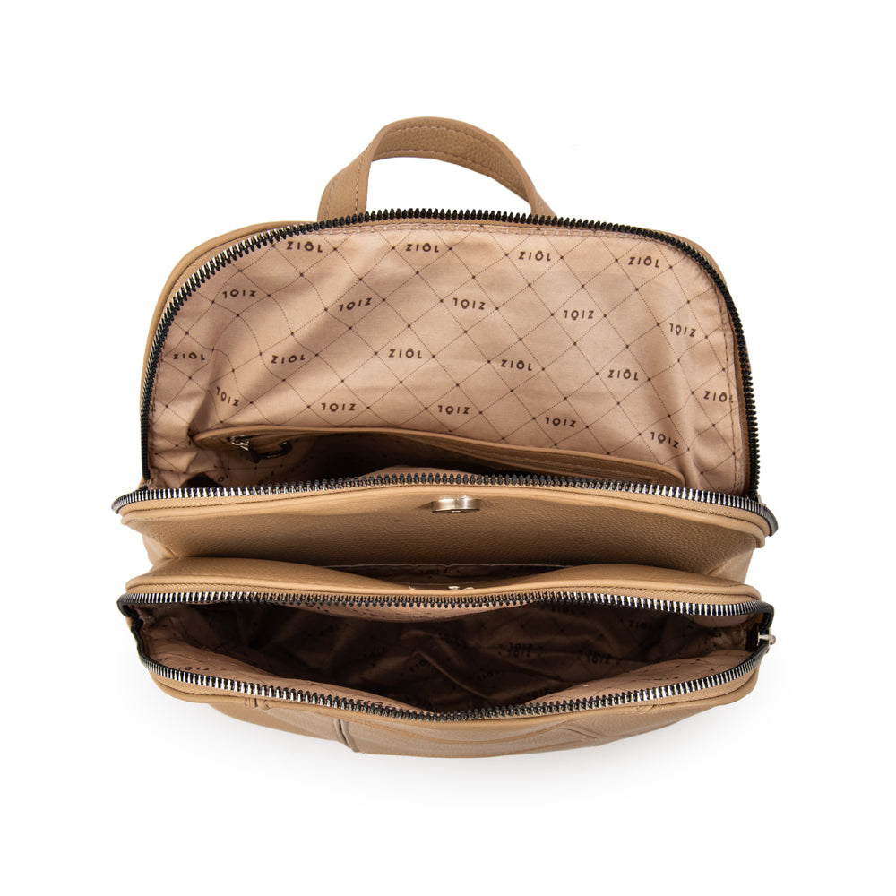 Mochila javiera mediana taupe