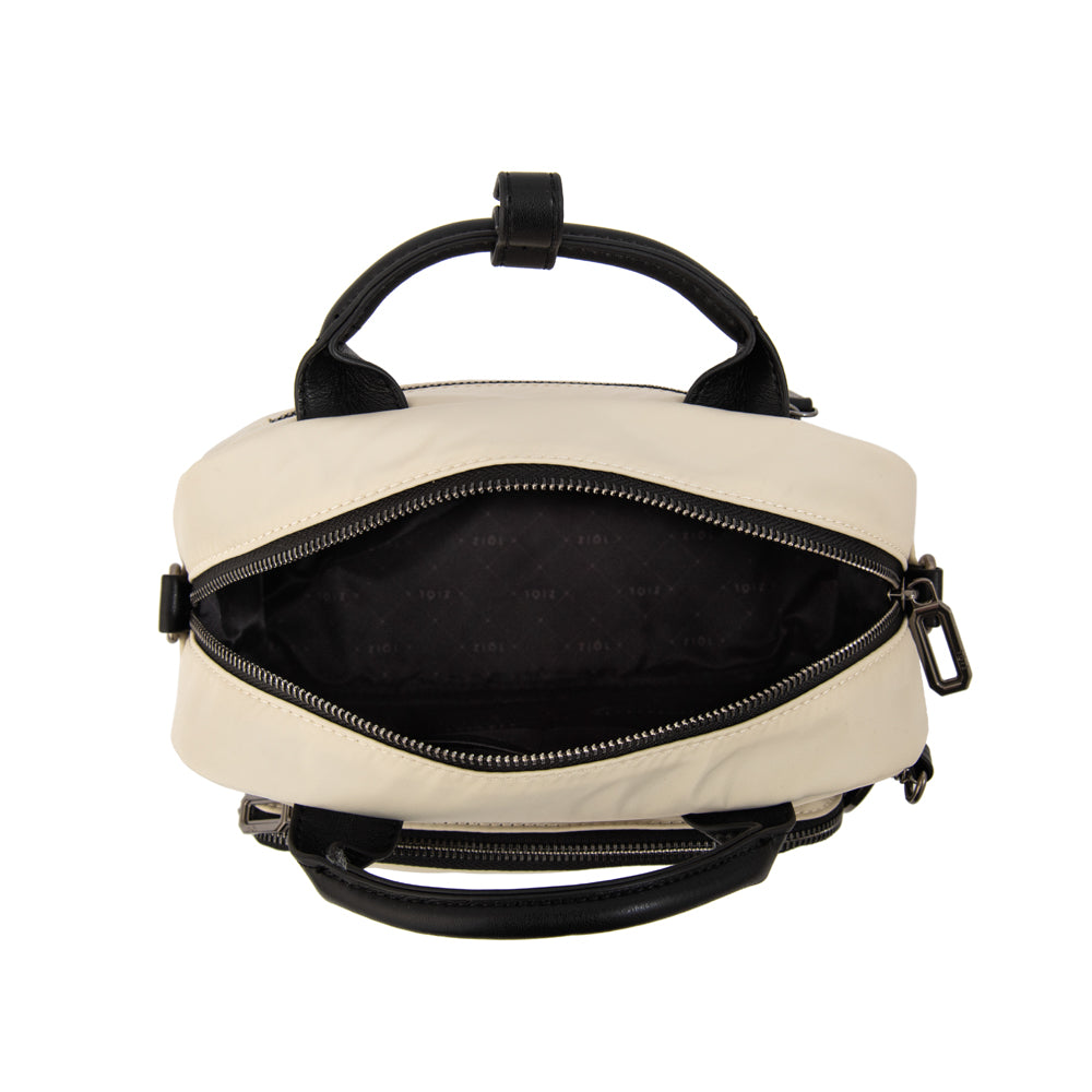 Cartera Bandolera ada mediana blanco crudo