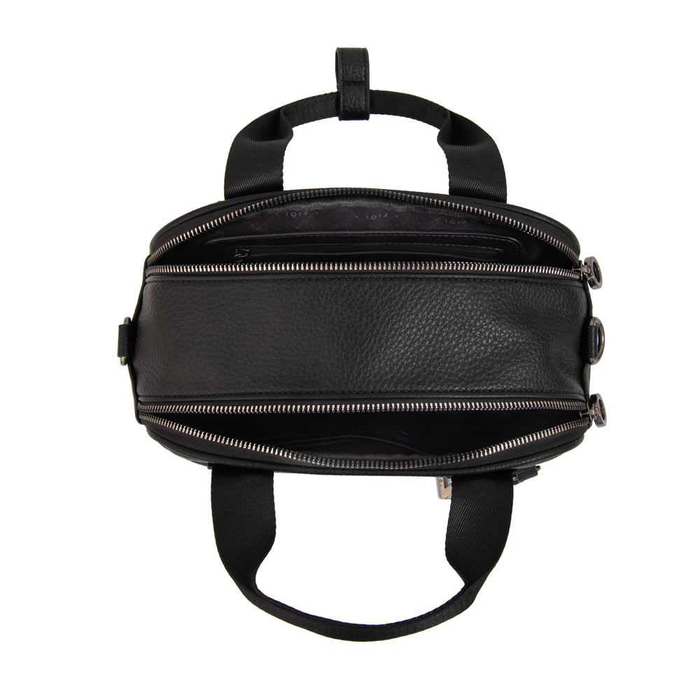 Cartera bandolera con asas helena pequeña negro