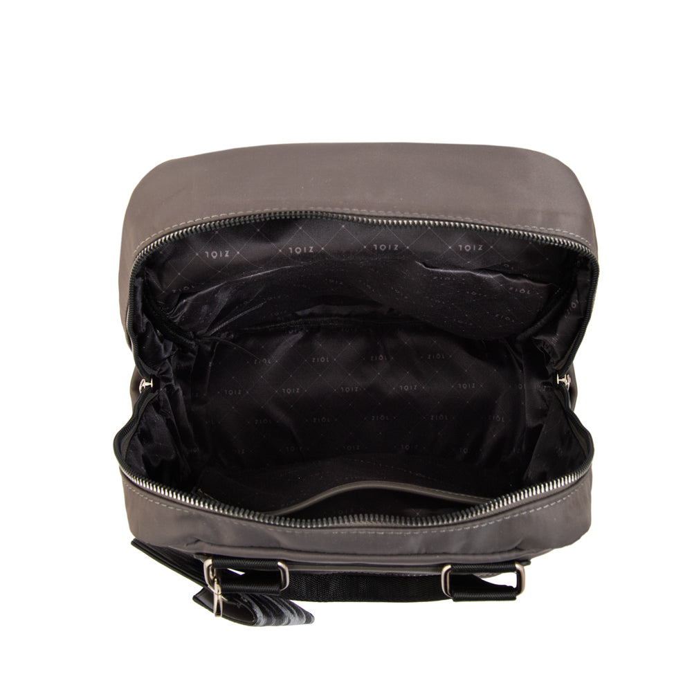 Mochila alfira mediana gris oscuro