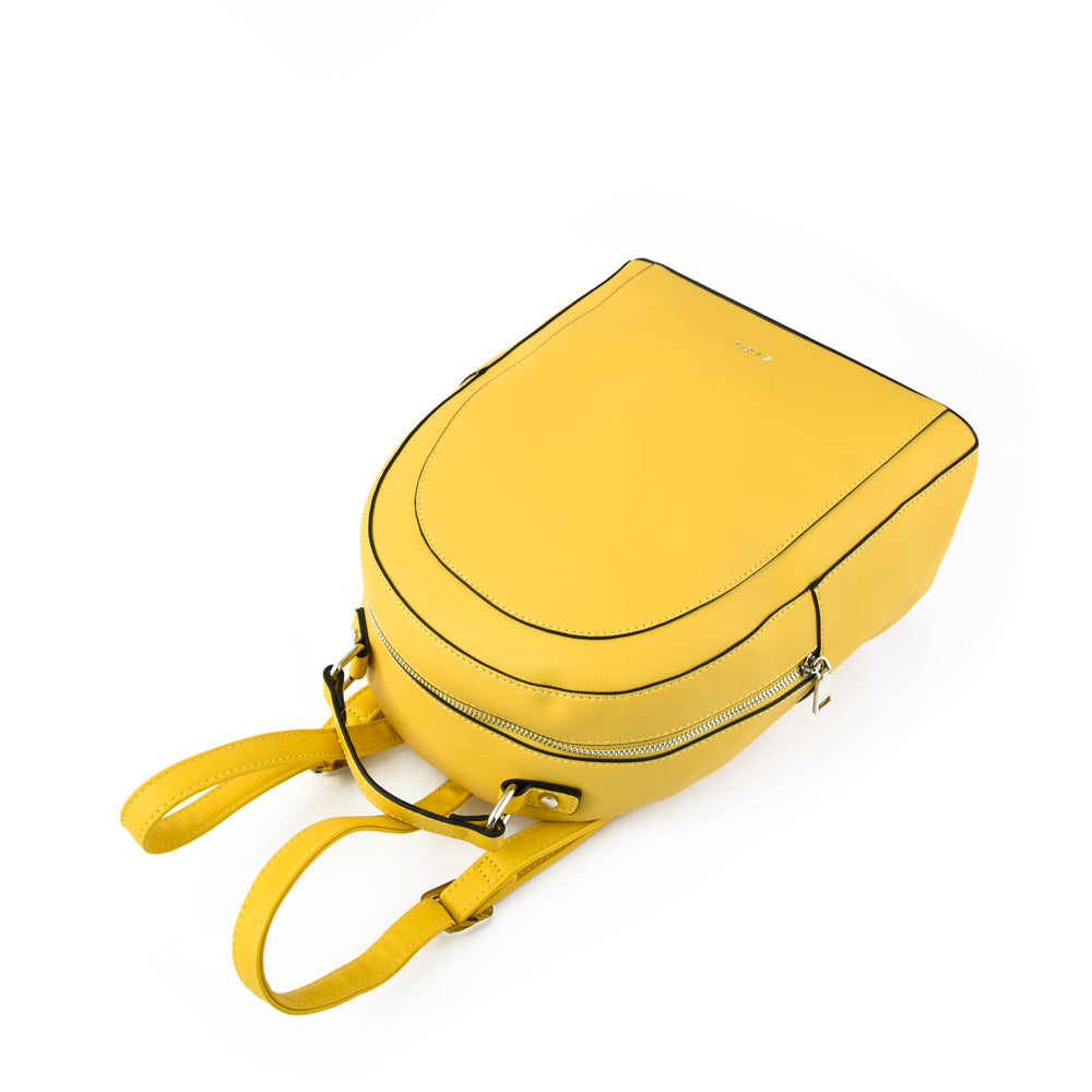 Mochila mediana piarot amarillo