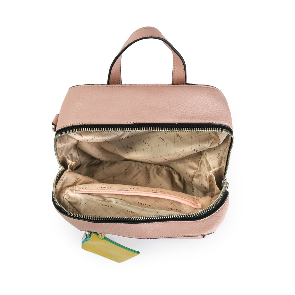 Mochila mediana ursulina rosa viejo