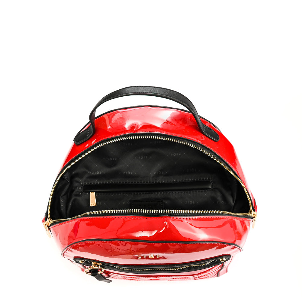 Mochila mediana saturni rojo