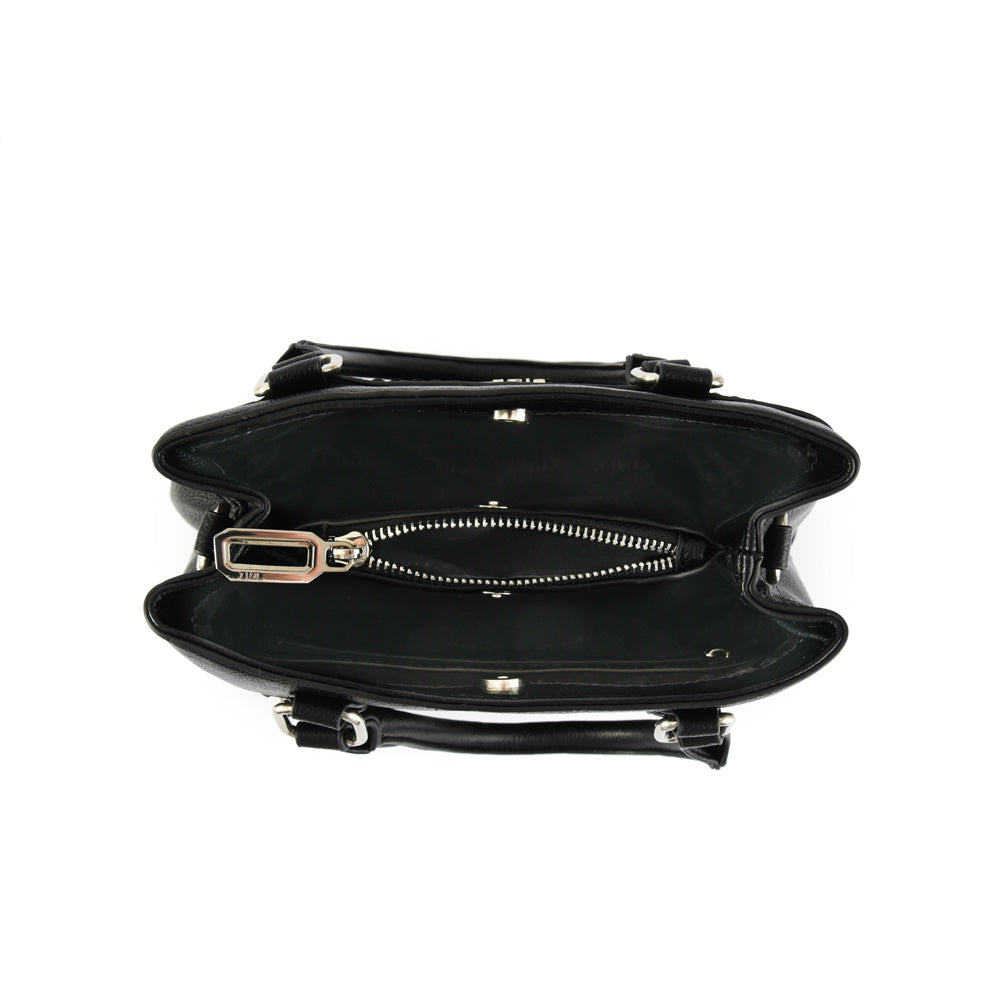 Cartera tote pequeña mine negro