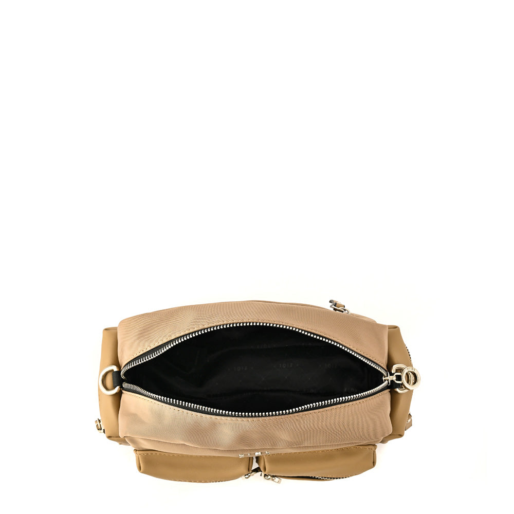 Cartera bandolera pequeña valery taupe