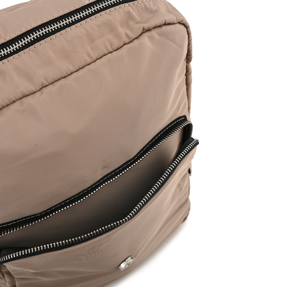 Mochila portanotebook grande verania beige
