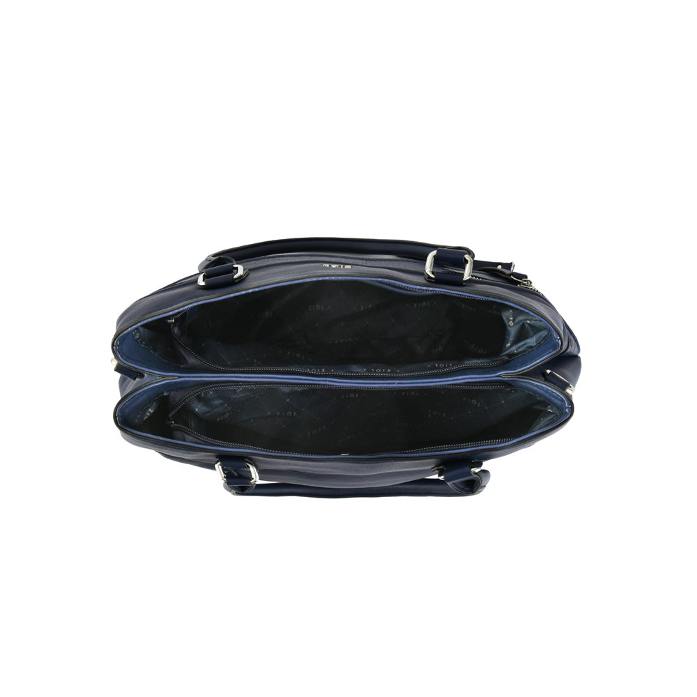 Cartera tote mediana ebba azul oscuro