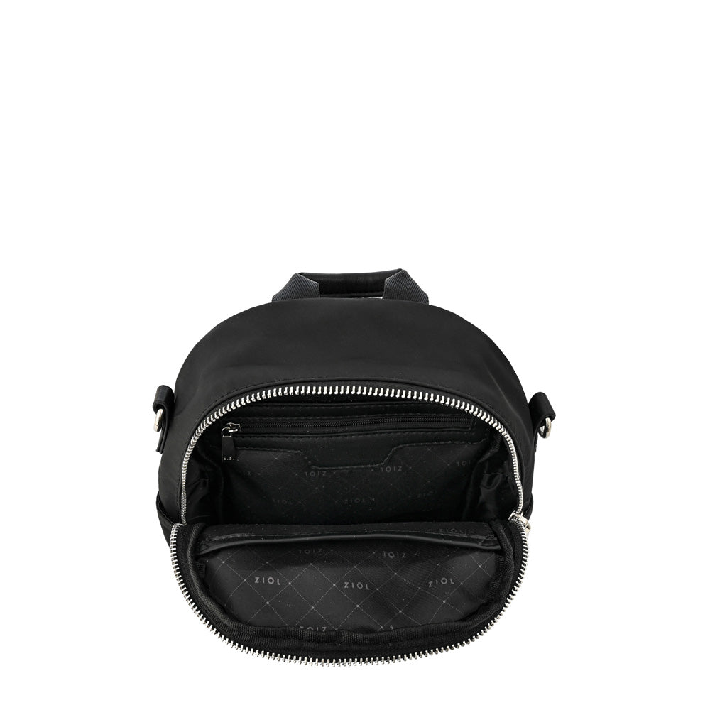 Mochila pequeña lychee negro