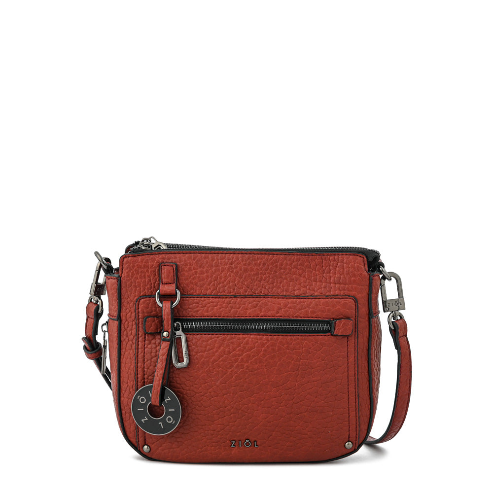 Cartera bandolera dolly mediana rojo oscuro – ZiolBags Chile