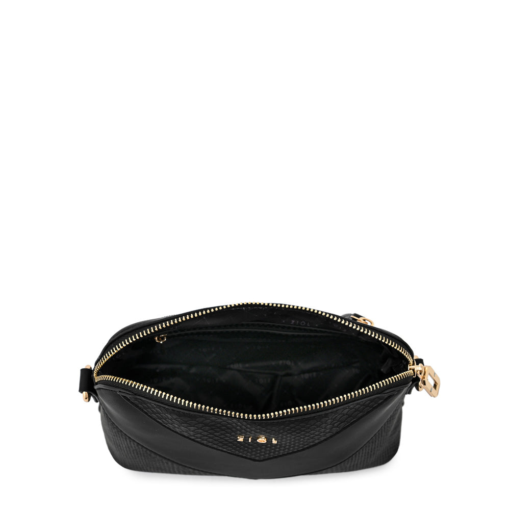 Cartera bandolera pequeña dardy negro