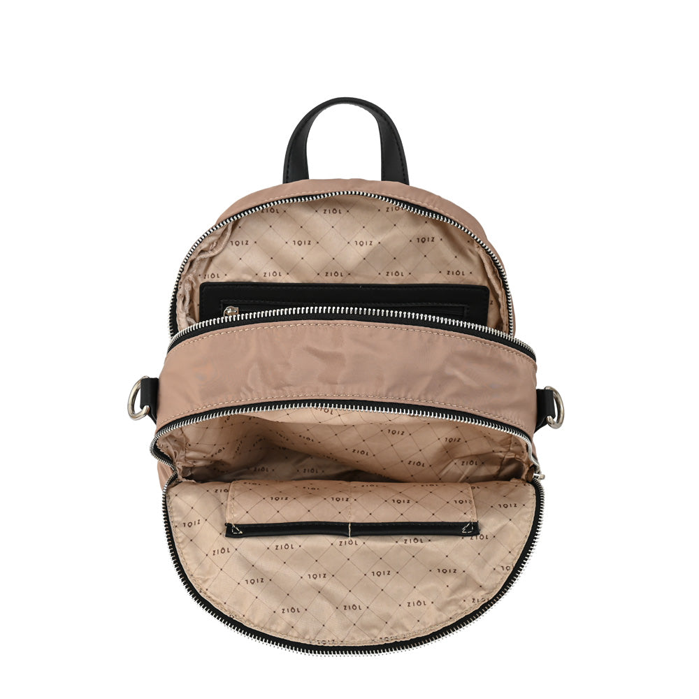 Mochila mediana lisette beige oscuro