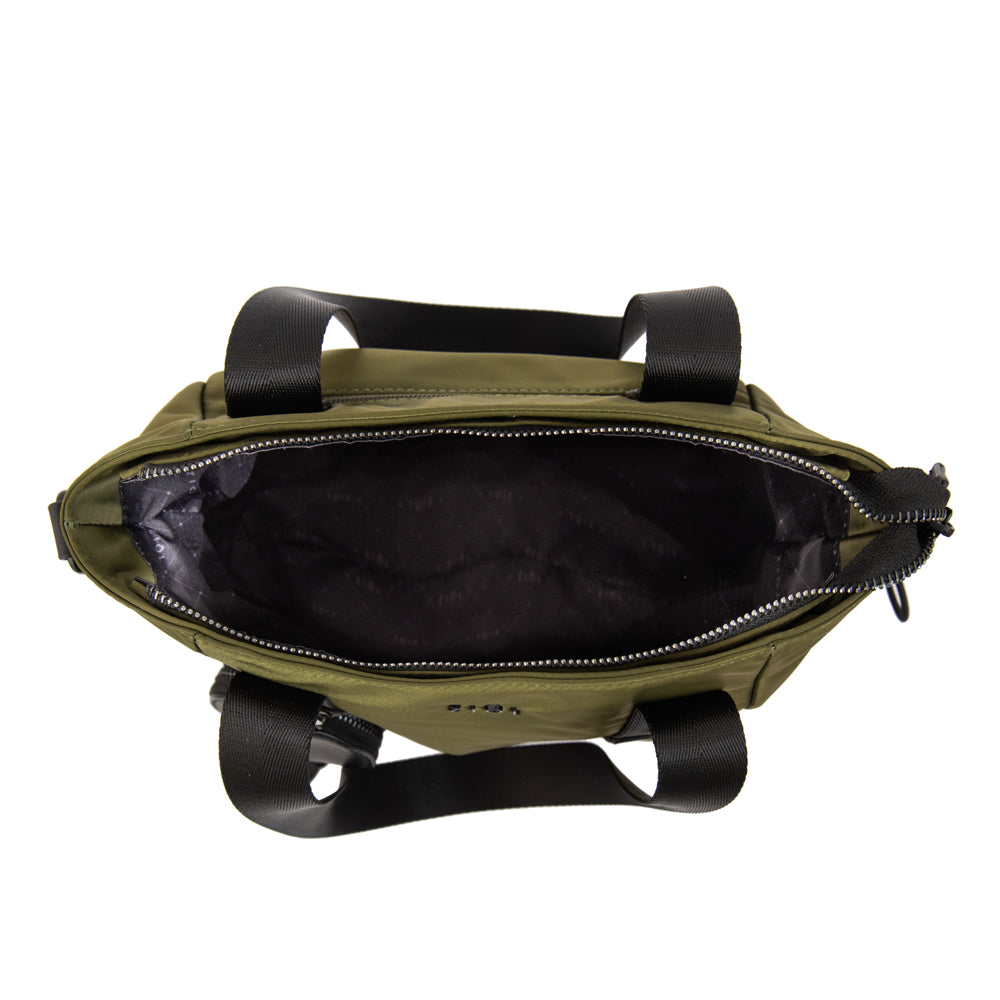 Cartera tote kayla grande verde oliva