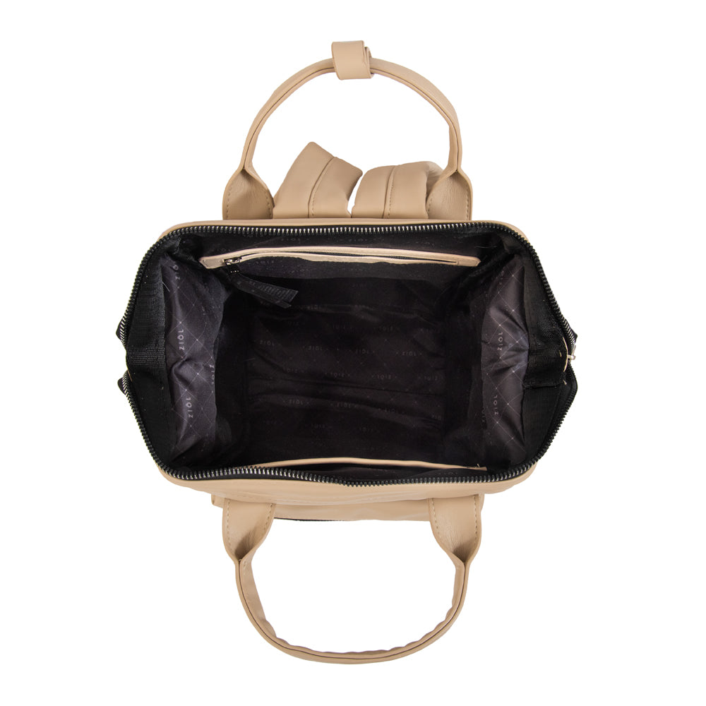 Mochila fatima mediana blanco crudo