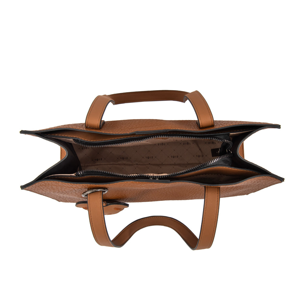 Cartera tote florencia mediana café