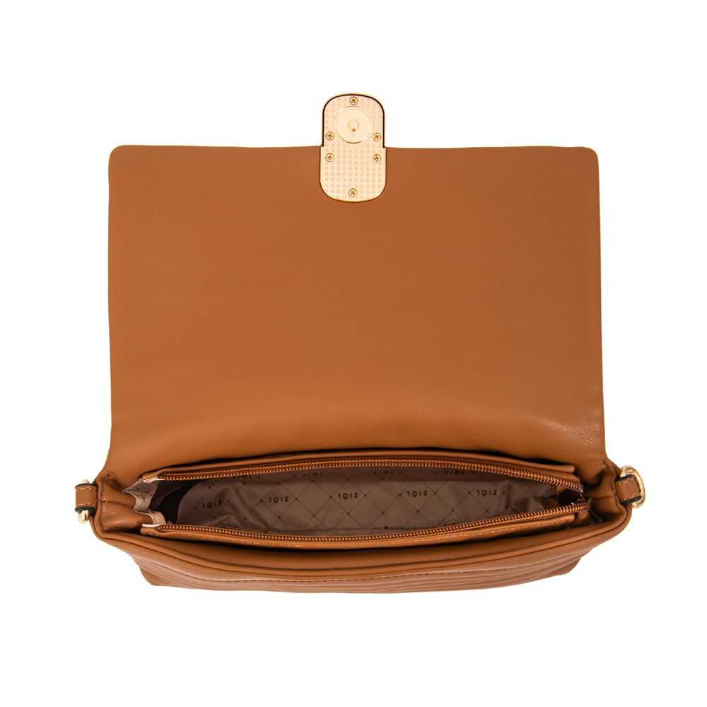 Cartera bandolera shannon camel