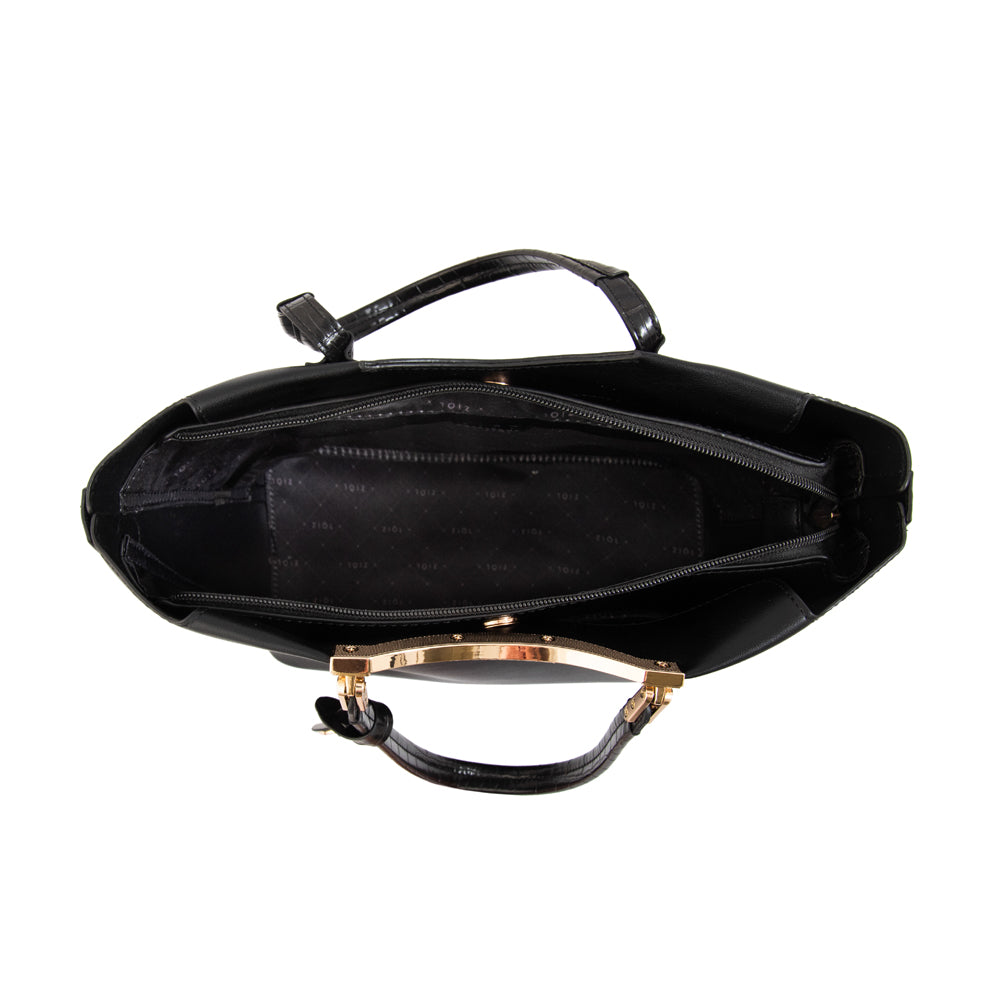 Cartera tote mandela grande negro