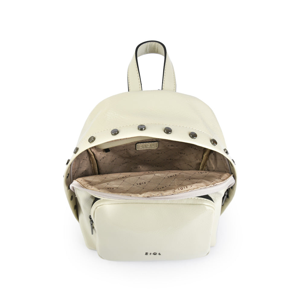 Mochila mediana chersy blanco crudo