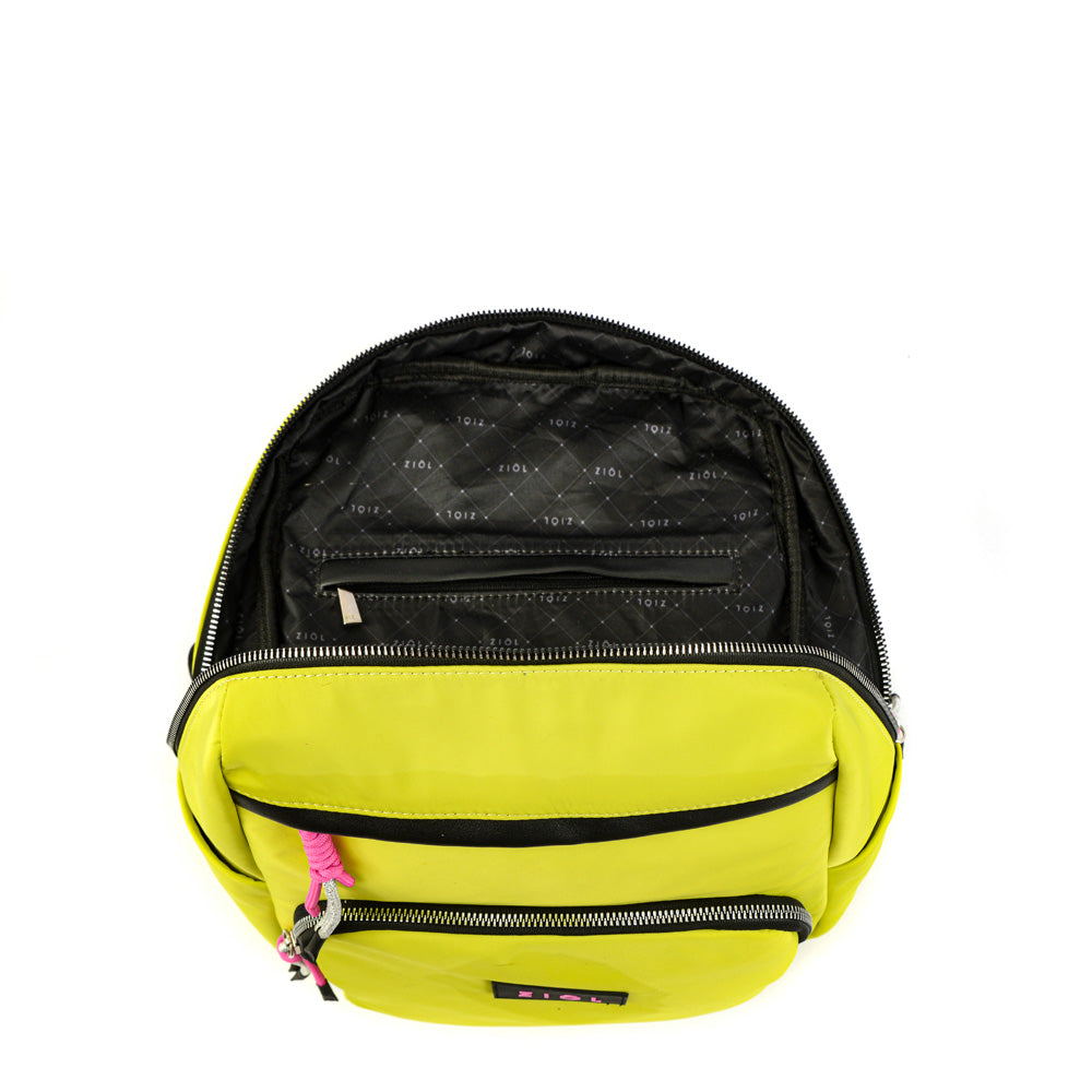 Mochila mediana anika verde limon