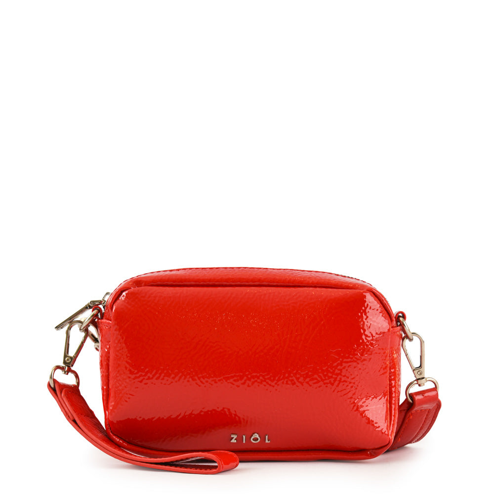 Cartera bandolera pequeña hayley rojo