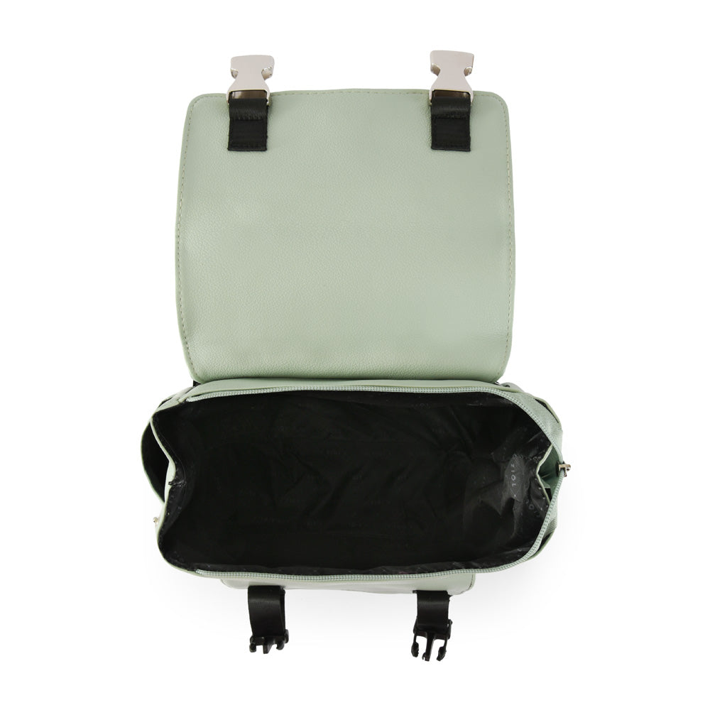 Mochila con tapa mediana samara verde agua
