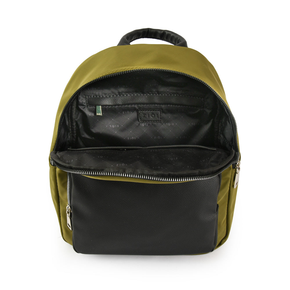 Mochila mediana lilen verde oliva