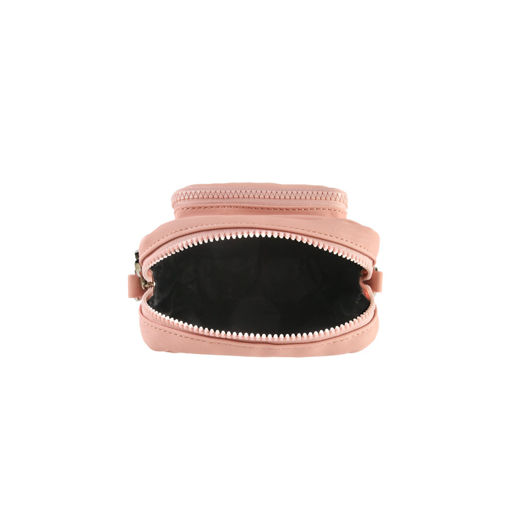 Cartera bandolera pequeña riad rosa viejo