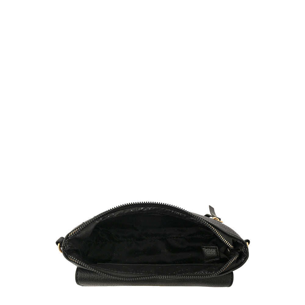 Cartera bandolera mediana aretine negro