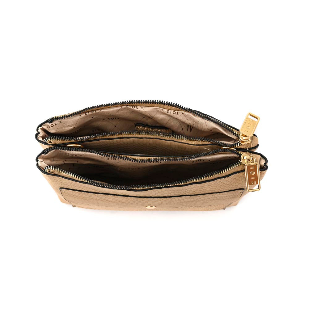 Cartera bandolera pequeña sidonie beige