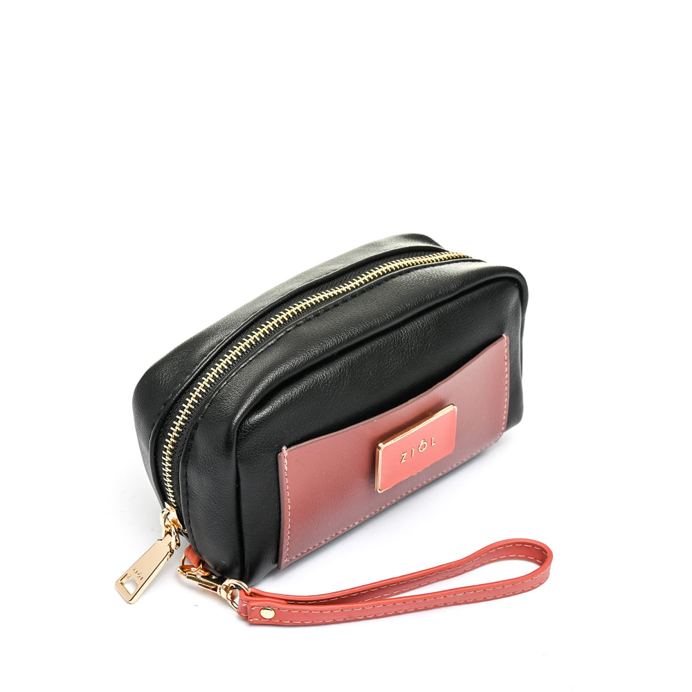 Cosmetiquero ovalado grande alanya negro