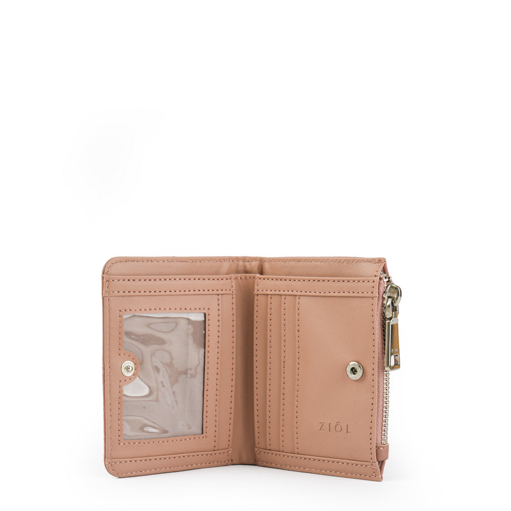 Billetera pequeña raines rosa viejo