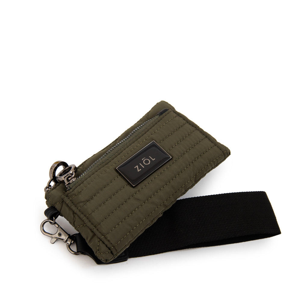 Tarjetero monedero pequeña cersei verde oliva