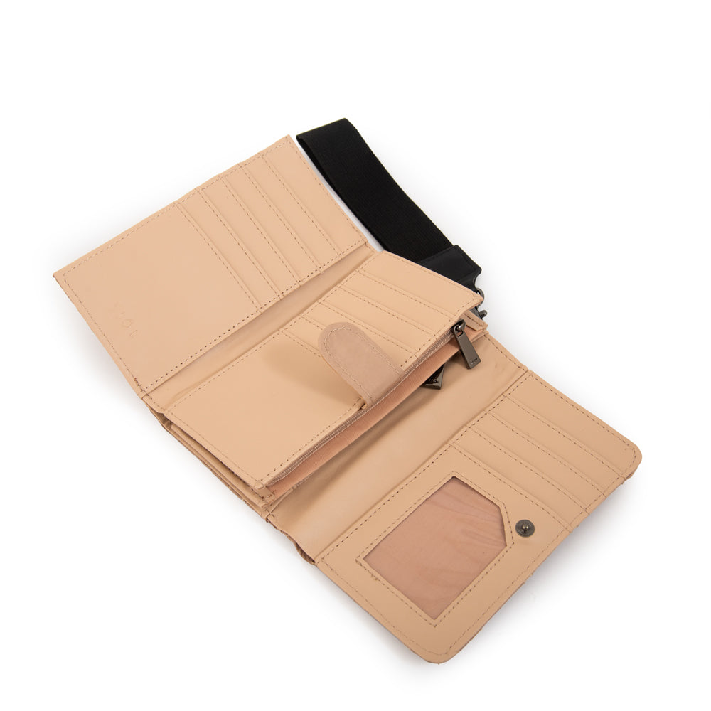 Billetera cersei mediana beige