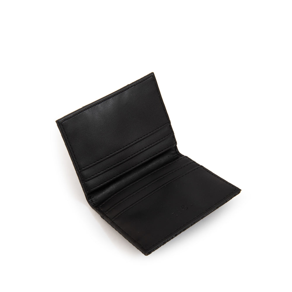 Tarjetero con ventana exterior blur negro