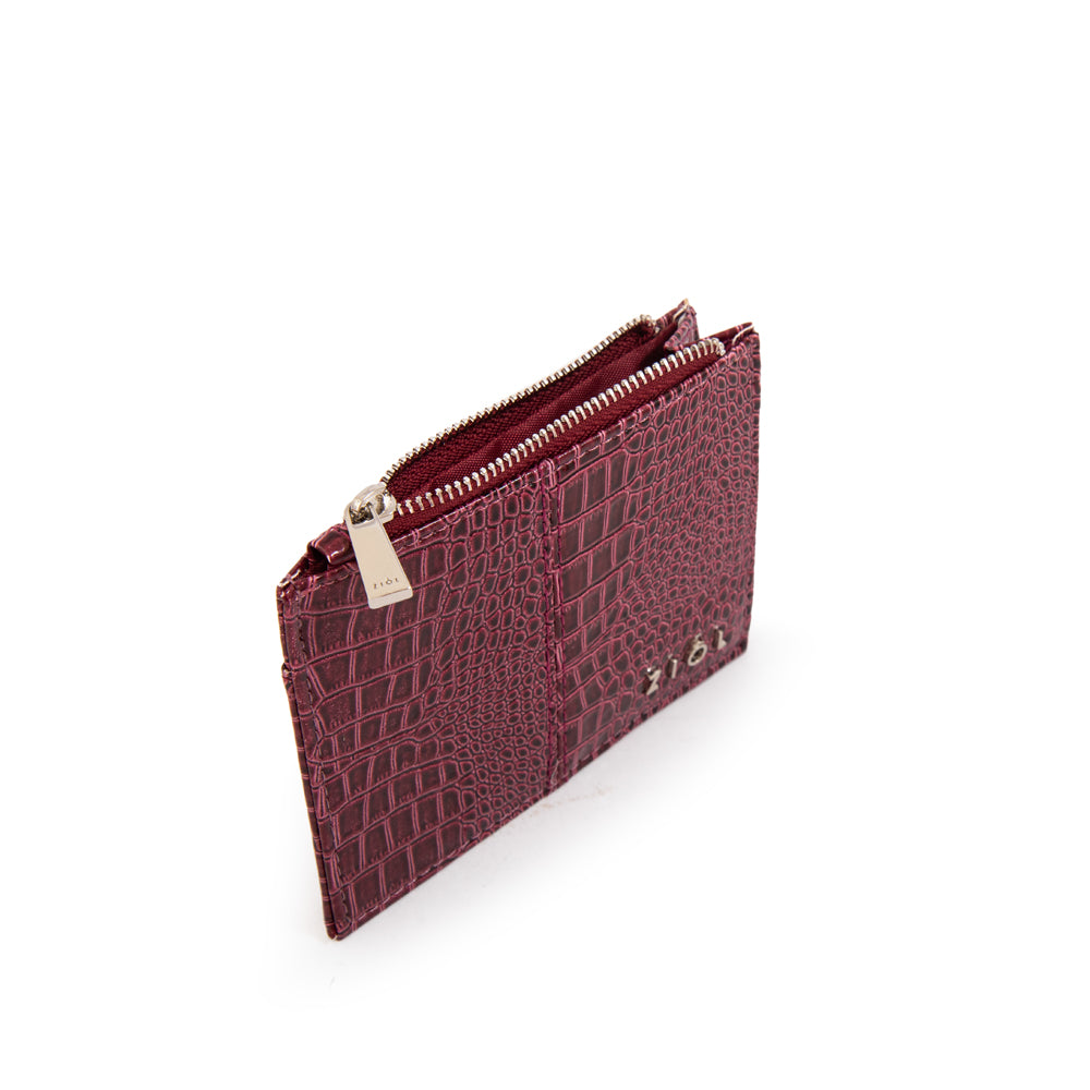 Tarjetero caroline pequeña rojo