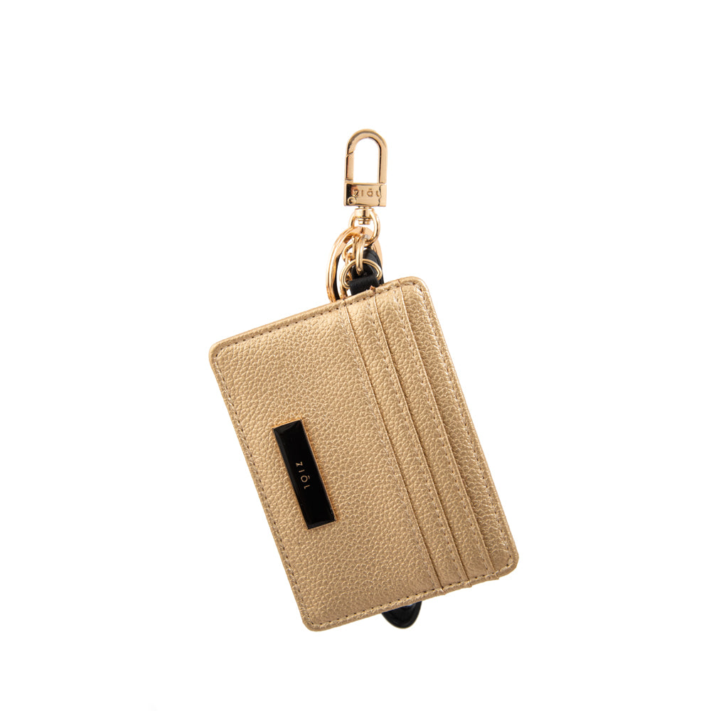 Hanging tarjetero amalia dorado – ZiolBags Chile