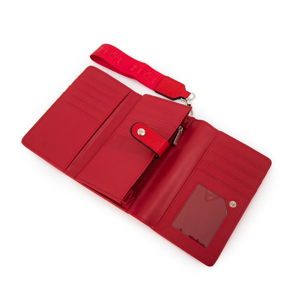 Billetera acordeon vayk mediana rojo