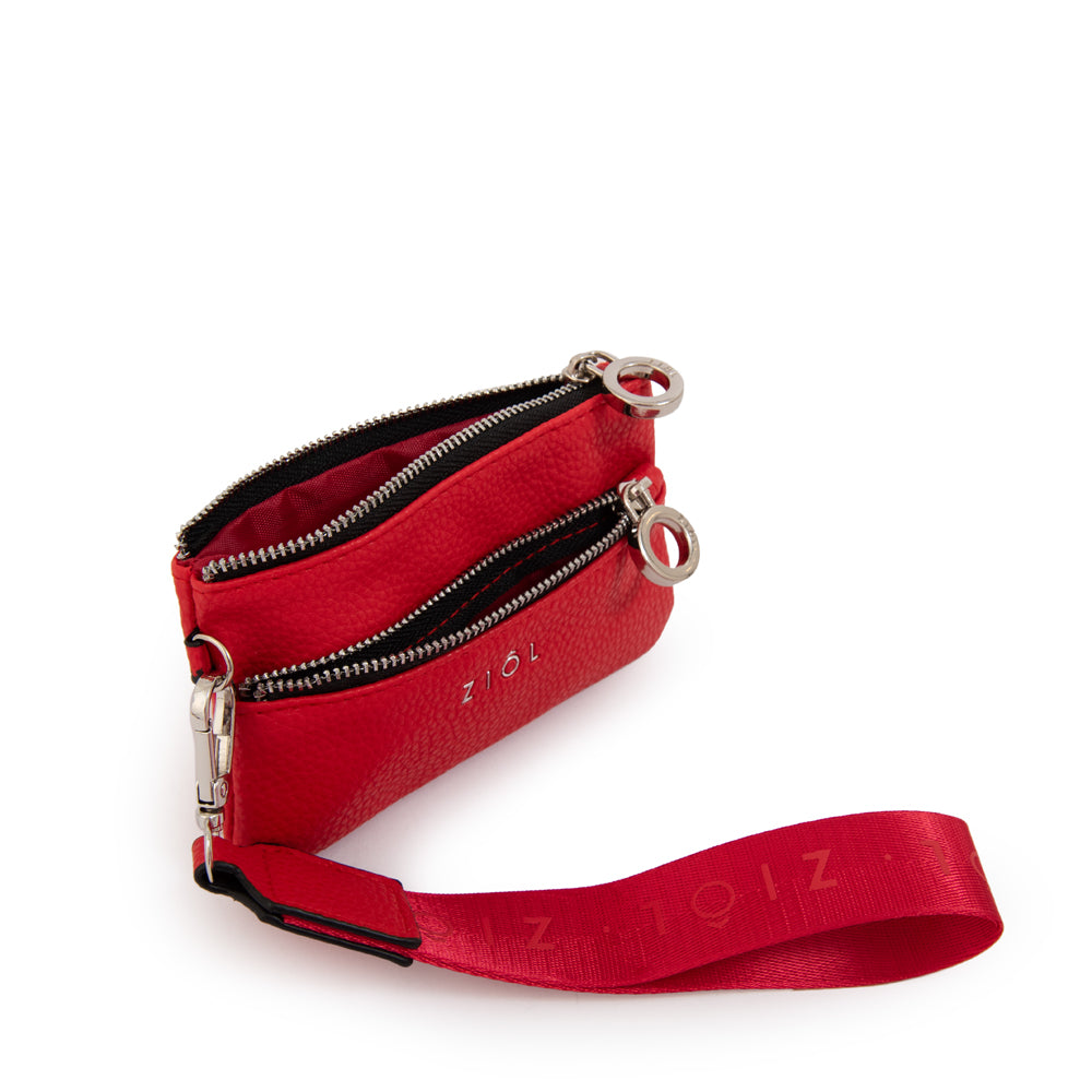 Monedero vayk pequeña rojo