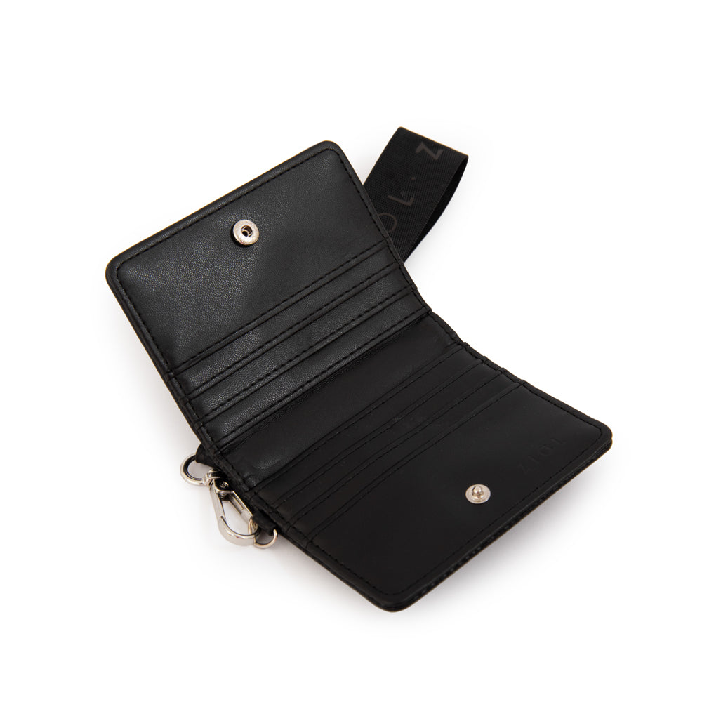 Tarjetero vayk pequeña negro