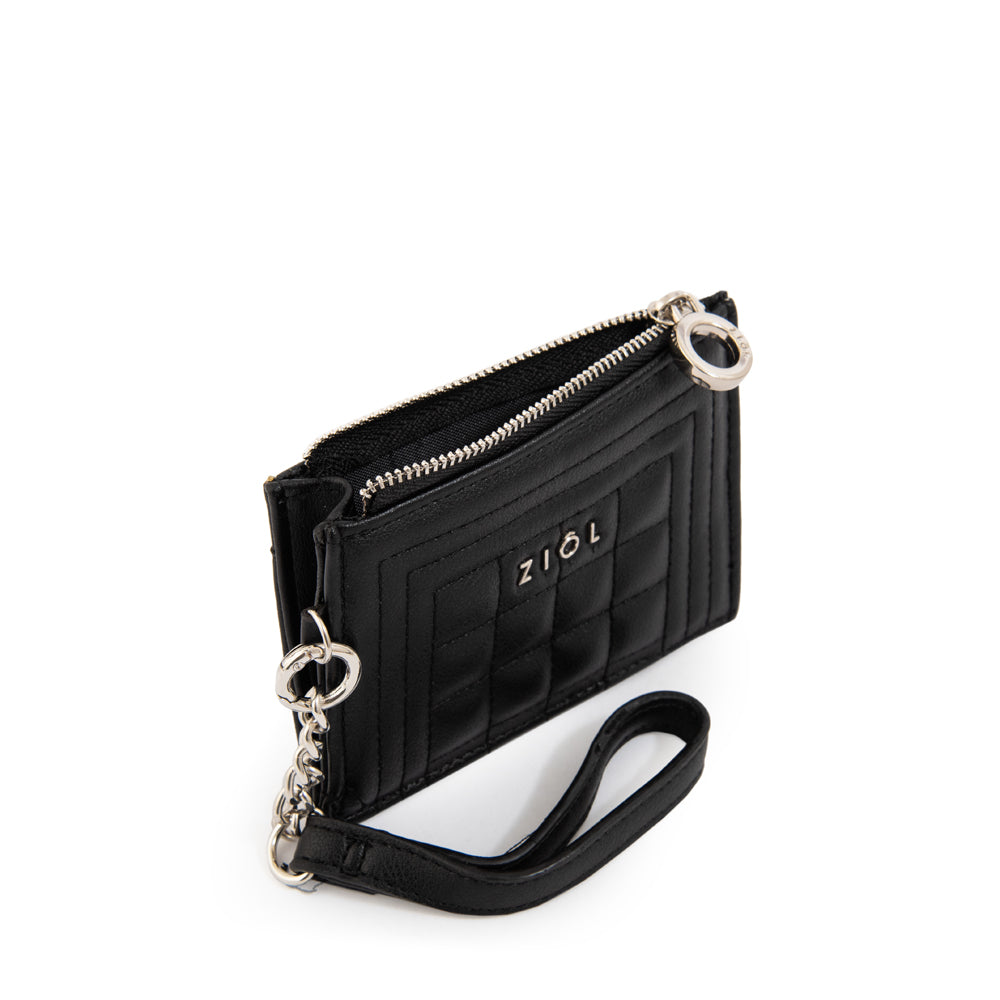 Tarjetero monedero pequeña nay negro